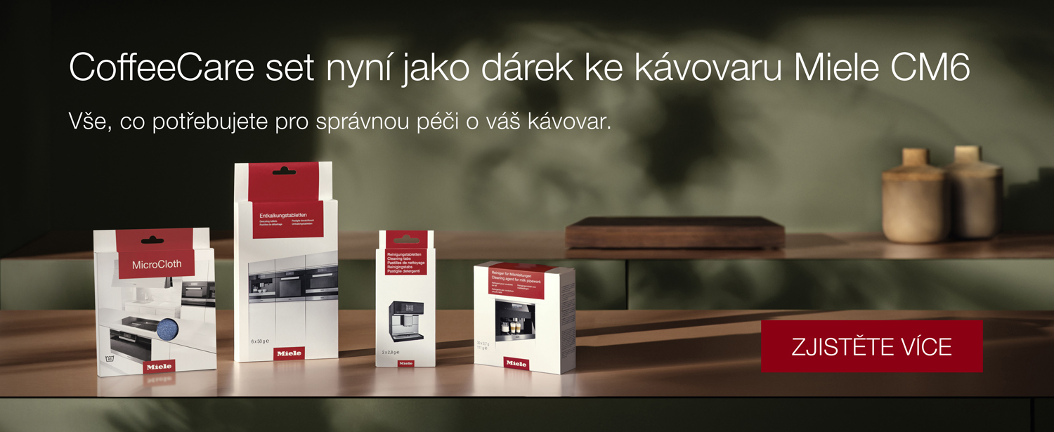 CoffeeCare set nyní jako dárek ke kávovaru Miele CM6